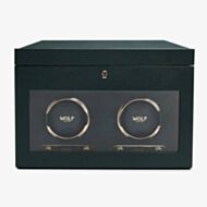 WOLF British Racing Green Double Watch Winder 792241