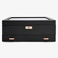 WOLF Axis Copper 10 Piece Watch Box With Drawer 488216