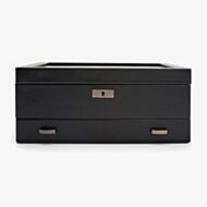 WOLF Axis Powder Coat 10 Piece Watch Box With Drawer 488203