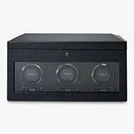 WOLF British Racing Black Triple Watch Winder 792302