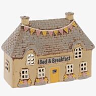 Village Pottery Bed & Breakfast Tealight Candle Holder 360113
