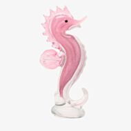 Glass Pink Seahorse Figurine 69735