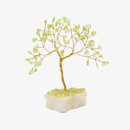 Miniature Peridot Gemstone Tree Ornament SP3311