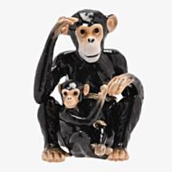 Treasured Trinkets Chimpanzee And Baby Trinket Box 15789