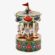 Treasured Trinkets Musical Carousel Trinket Box 15766