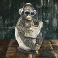 Animals With Attitude Loo Time Gorilla Ornament LP75658A