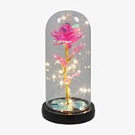 Radiant Rose LED Dome Pink Large Ornament 345686