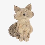 Woodgrain Pals Fox Sitting Ornament 362326