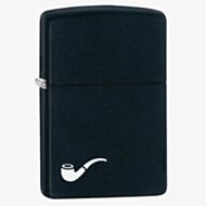 Zippo Matte Black Pipe Design Lighter 218PL-000044