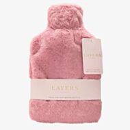 Sophia Faux Fur Pink 1.7L Muff Hot Water Bottle SP3659