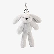 Theo The Bunny Grey Plush Keyring SOF141