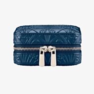 WOLF X Liberty Small Navy Jewellery Zip Case 381317
