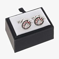 Equilibrium Silver Plated Darts Cufflinks 359591