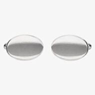 Sterling Silver Oval Engraveable Cufflinks 70-7020