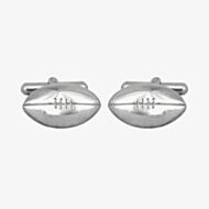 Sterling Silver Rugby Ball Cufflinks 70-1066