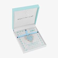 Equilibrium Silver Plated Baby Boy Heart Keepsake Gift 359661