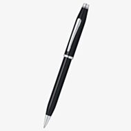 Cross Century II Black Lacquer Ballpoint Pen AT0082WG-157