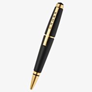 Cross Edge Matte Black Lacquer & Gold Selectip Rollerball Pen AT0555-20