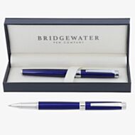 Bridgewater Galway Blue And Chrome Rollerball Pen 341536