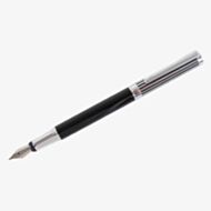Black Lined Fountain Pen P-11