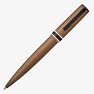 BOSS Arche Brushed Ring Camel Ballpoint Pen HSR6964X
