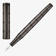 BOSS Loop Stripes Gunmetal Fountain Pen HSH6852D