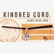 ALEX AND ANI Love Token Snowman Kindred Cord Bracelet A16KC34RS