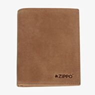 Zippo Vintage Brown Leather Card Holder Wallet 2008008