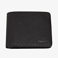 Zippo Saffiano Black Leather Wallet 2007077