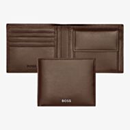 BOSS Classic Smooth Brown Coins Wallet HLM403Y