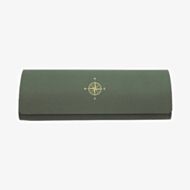 Compass Embossed Glasses Case and Cloth Accessory GC-08