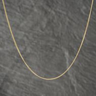 Pre-Owned 9ct Yellow Gold 18 Inch Curb Chain 41011148