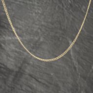 Pre-Owned 9ct Yellow Gold 18 Inch Curb Chain 41011150