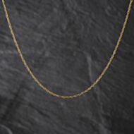 Pre-Owned Yellow Gold 16 Inch Prince Of Wales Chain 41011170