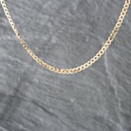 Pre-Owned 9ct Yellow Gold 16 Inch Curb Chain 41021284