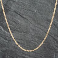 Pre-Owned 9ct Yellow Gold 20 Inch Prince Of Wales Chain 41021418