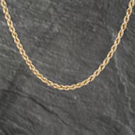 Pre-Owned 9ct Yellow Gold 15 Inch Rope Chain 41021430