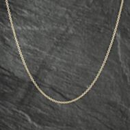 Pre-Owned 9ct Yellow Gold 18 Inch Trace Chain 41021441