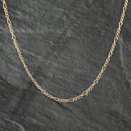 Pre-Owned 9ct Yellow Gold 16 Inch Figaro Chain 41021442