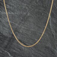 Pre-Owned 9ct Yellow Gold 18 Inch Curb Chain 41021448