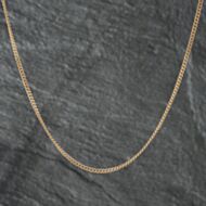 Pre-Owned 9ct Yellow Gold 19 Inch Curb Chain 41021453