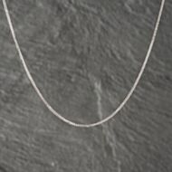 Pre-Owned 18ct White Gold 16 Inch Foxtail Chain 41021463