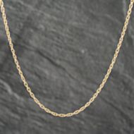 Pre-Owned 9ct Yellow Gold 18 Inch Prince Of Wales Chain 41021485