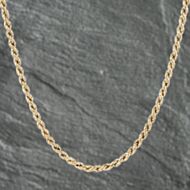 Pre-Owned 9ct Yellow Gold 20 Inch Rope Chain 41021495