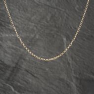 Pre-Owned 9ct Yellow Gold Round 18 Inch Belcher Chain 41021520