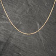 Pre-Owned 9ct Yellow Gold 16 Inch Prince Of Wales Chain 41021521