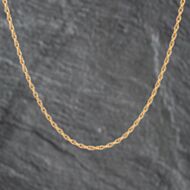 Pre-Owned 9ct Yellow Gold 16 Inch Prince Of Wales Chain 41021541