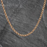 Pre-Owned 9ct Yellow Gold 16 Inch Rope Chain 41021548
