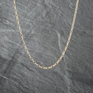 Pre-Owned 9ct Yellow Gold Oval 18 Inch Belcher Chain 41021554