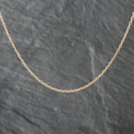 Pre-Owned 9ct Yellow Gold 18 Inch Prince Of Wales Chain 41021563